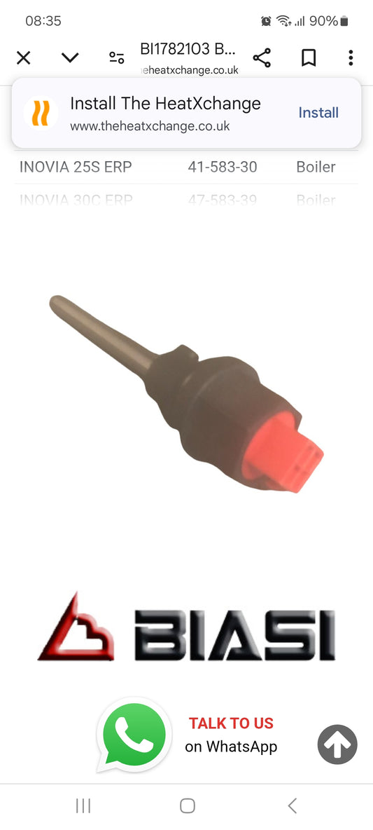 Biasi flue sensor 4 pin